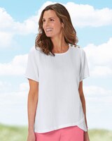 Nantucket Textured-Cotton Popover thumbnail number 1