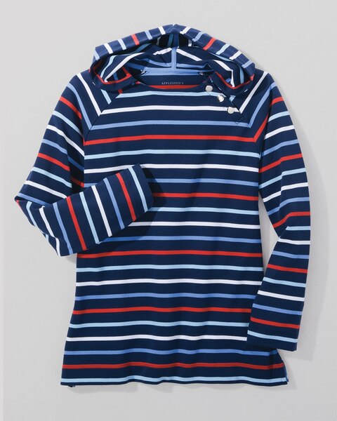 Everyday Knit Striped Hoodie