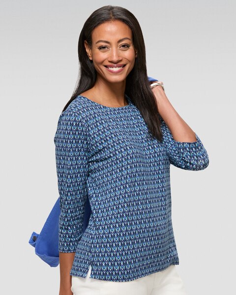 Prima™ Cotton Deco Mini-Print Tee