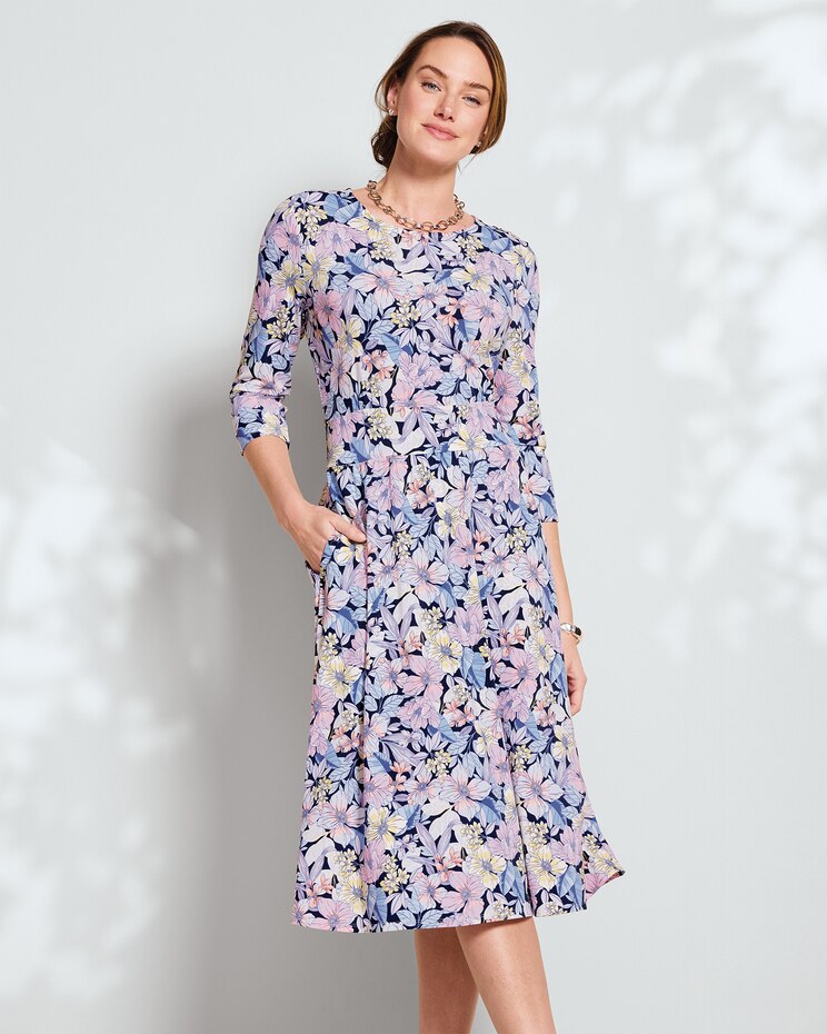 Perfect Petals Knit Dress image number 1