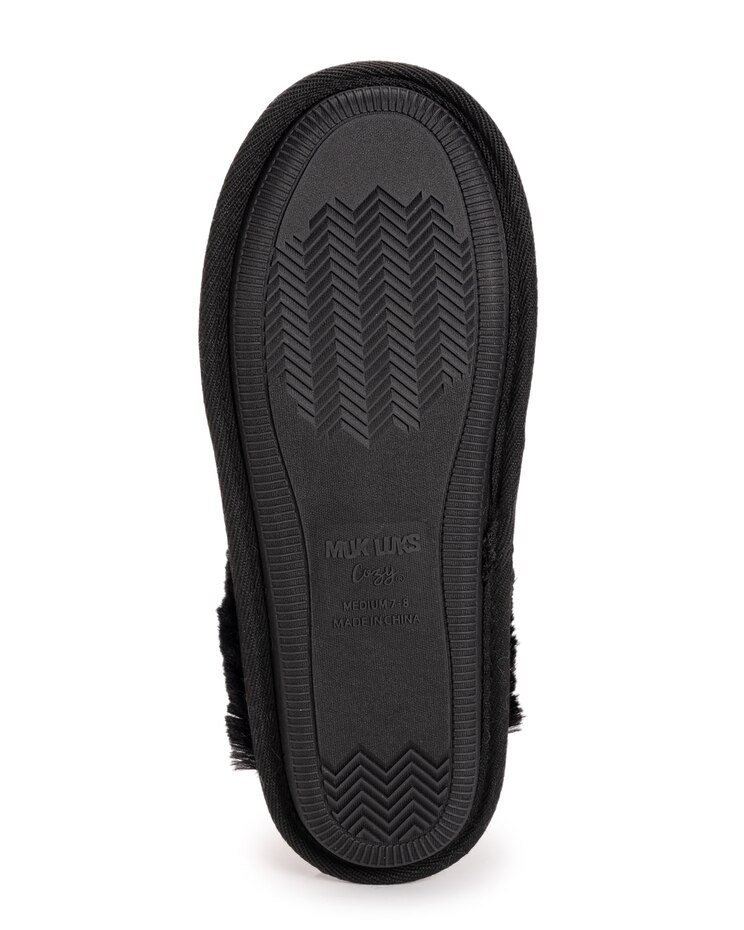 MUK LUKS® Women's Angled Sparkle Scuff Slippers image number 3