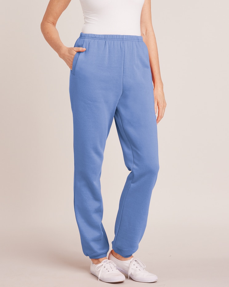Better-Than-Basic Elastic-Waist Fleece Pants image number 1