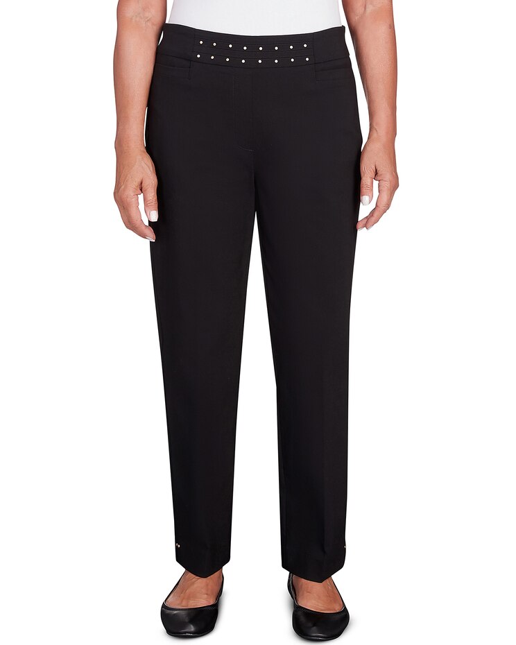 Alfred Dunner® Neutral Territory Embellished Waist Short Length Pant image number 1