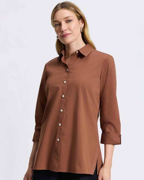 Foxcroft Evelyn Essential Stretch Non-Iron Shirt