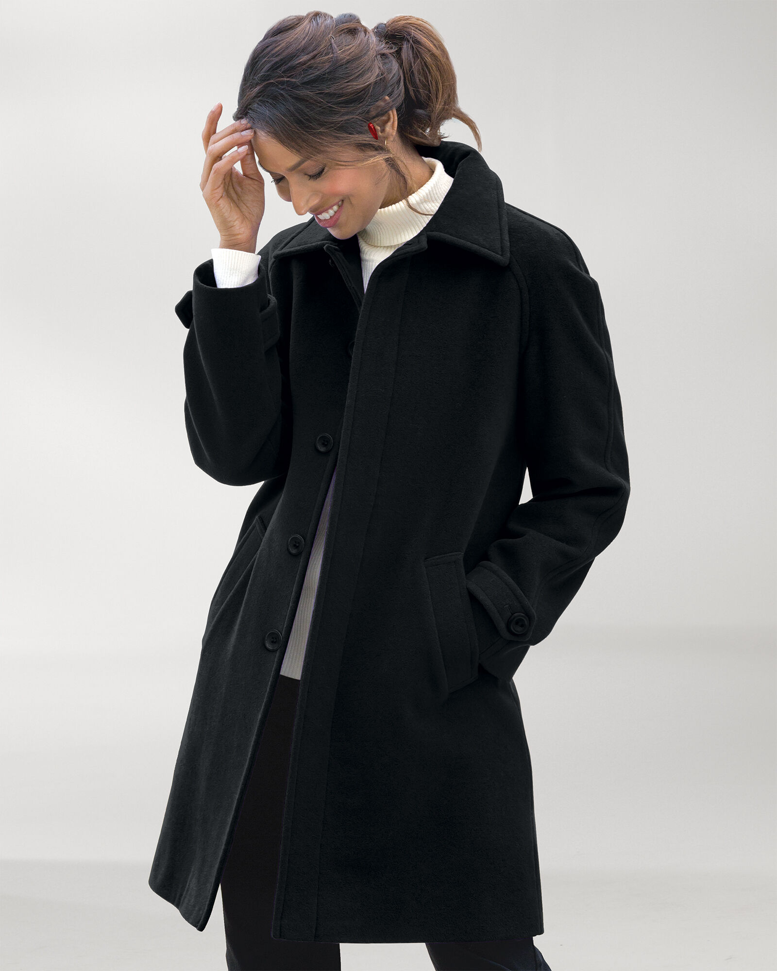 Appleseeds shop wool coat