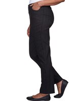 Alfred Dunner® World Traveler Slim Fit Pinstripe Short Length Pant thumbnail number 3