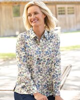 Foxcroft Orchard Floral Non-Iron Shirt thumbnail number 1
