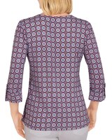 Ruby Rd® Foulard Print Top thumbnail number 3