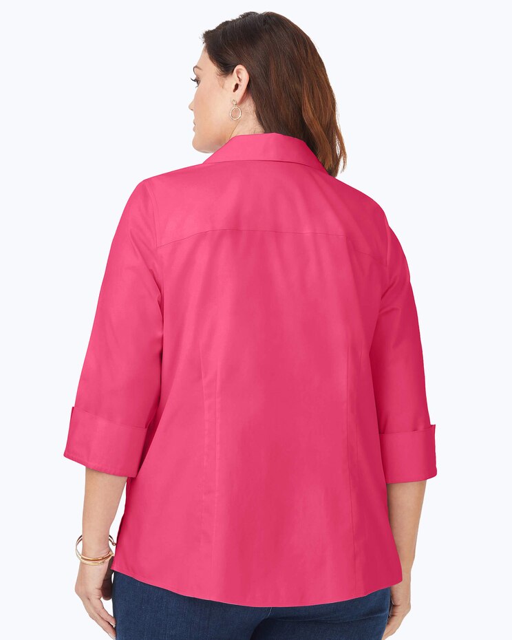 Foxcroft Taylor Essential Pinpoint Non-Iron Shirt image number 5