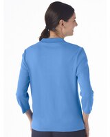 Essential Cotton Knit 3/4-Sleeve Polo thumbnail number 2