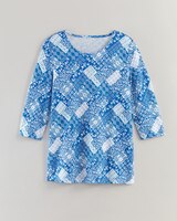 Three-Quarter Sleeve Patchwork Tee thumbnail number 4