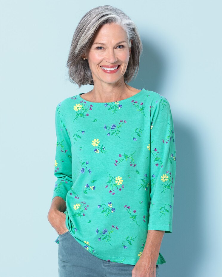 Prima™ Cotton Botanical Tee image number 1