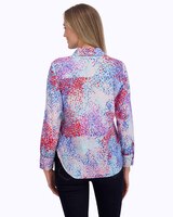 Meghan Easy Care Linen Speckle Shirt thumbnail number 2