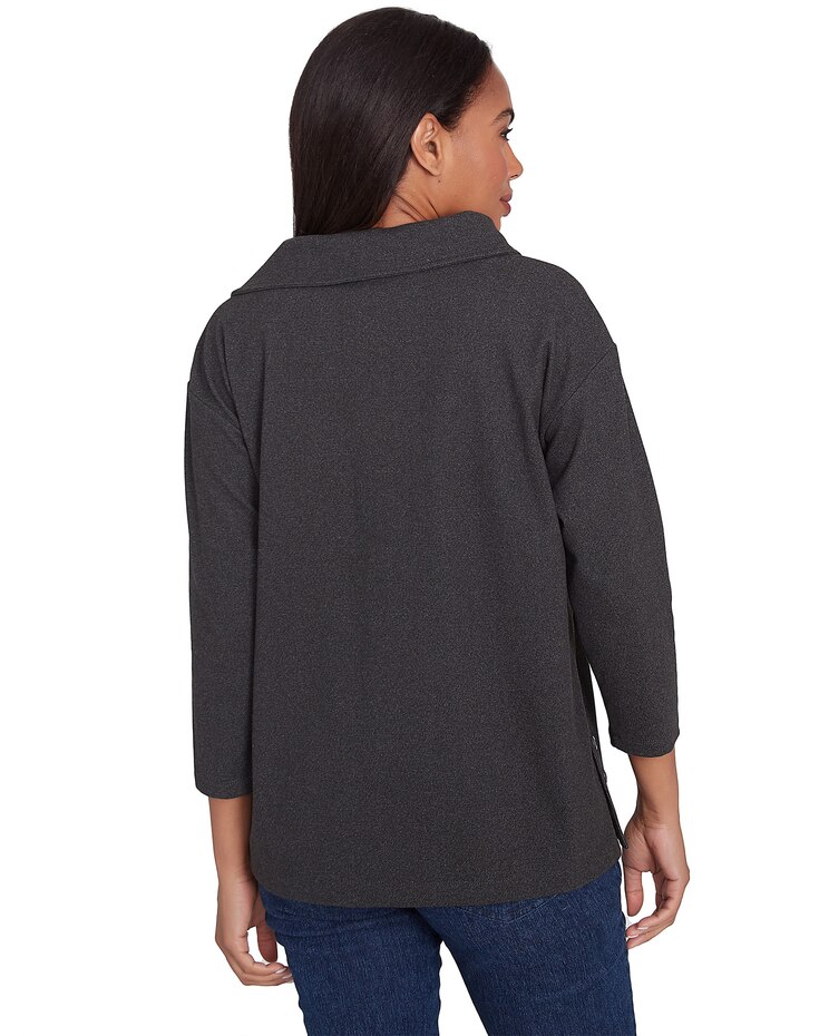 Ruby Rd® Casual Luxe Knit Luxerib Pullover image number 3