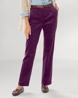 Stretch Wide-Wale Corduroy Fly-Front Pants thumbnail number 1
