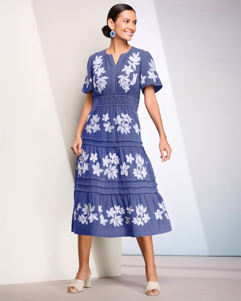 Easy Breezy Embroidered Dress