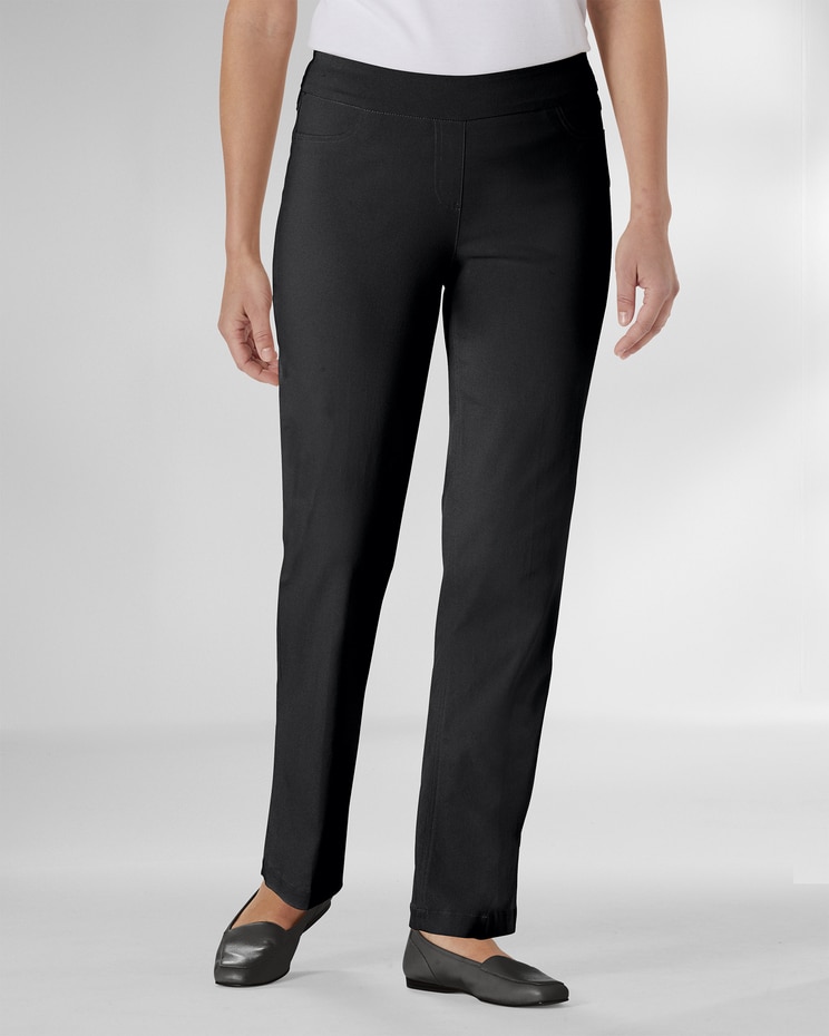 SlimSation® Straight-Leg Pants image number 1