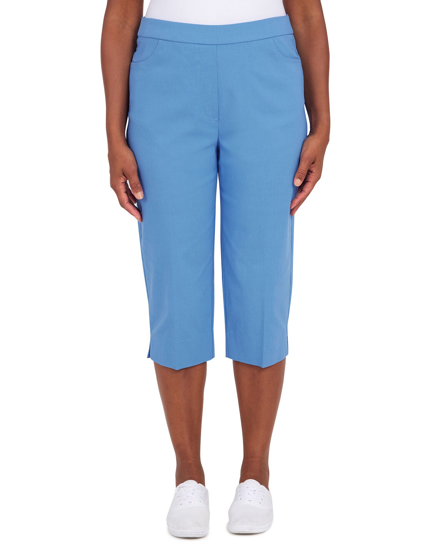 Alfred Dunner Classic Allure Stretch Clamdigger Capri Appleseed s