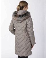 London Fog Faux-Fur Trimmed Down Coat thumbnail number 2