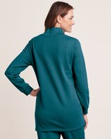 Better-Than-Basic Mock Neck Tunic Sweatshirt thumbnail number 4