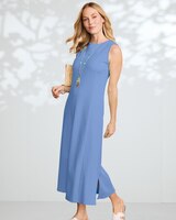 Boardwalk Knit Solid Sleeveless Dress  thumbnail number 1