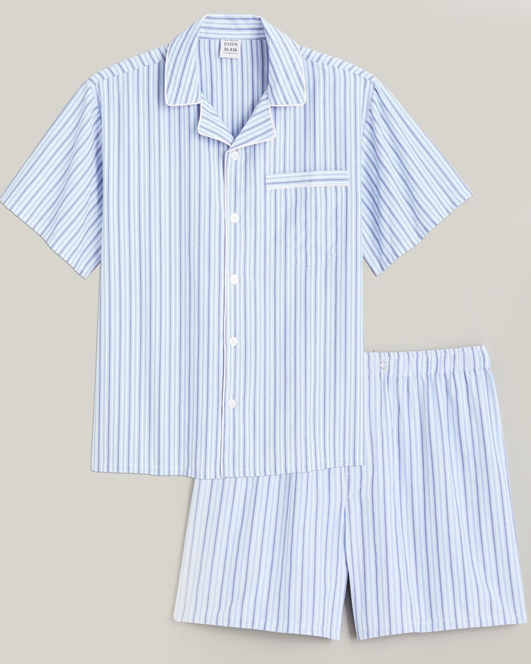 John Blair Broadcloth Sleep Shorts Set image number 1