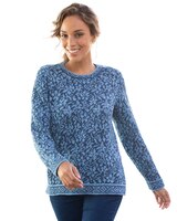 Limited-Edition Border Floral Cotton Jacquard Sweater thumbnail number 1