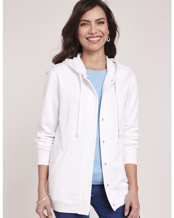 Hooded Fleece Snap Jacket image number 6