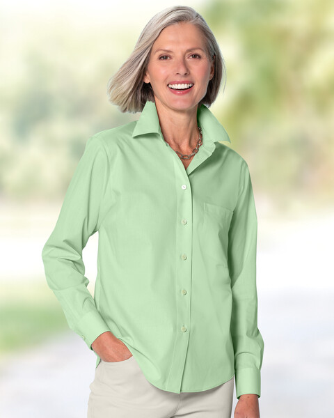 Foxcroft® Non-iron Classic Fit Solid Shirt