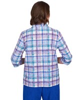 Alfred Dunner® Endearing Plaid Button Down Top thumbnail number 2
