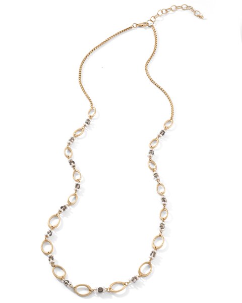 Long Mixed-Link Necklace