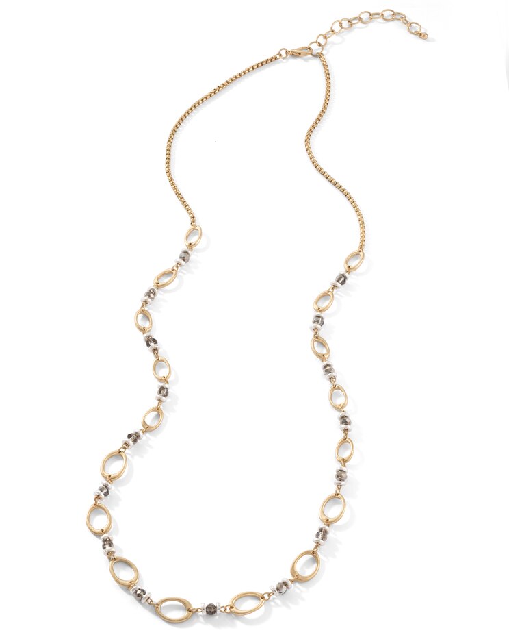 Long Mixed-Link Necklace image number 2