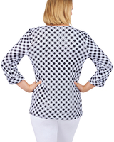 Ruby Rd® Gingham Print Top thumbnail number 3
