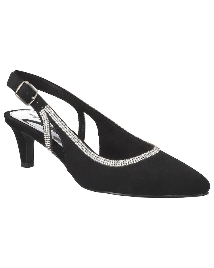 Easy Street® Glisten Slingback Pumps image number 1