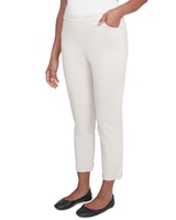 Alfred Dunner® Romancing The Stone Cuffed Ankle Pant with Slash Pockets thumbnail number 3