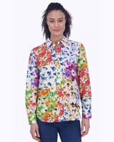 Meghan Long Sleeve Floral Patchwork Shirt thumbnail number 1