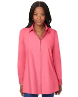 Foxcroft Cici Essential Pinpoint Non-Iron Tunic thumbnail number 1