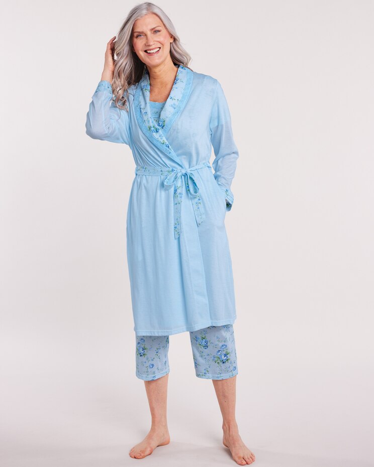 Floral Roses Robe image number 1