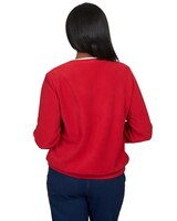 Alfred Dunner® Spliced Quilted Pull On Crew Neck thumbnail number 6