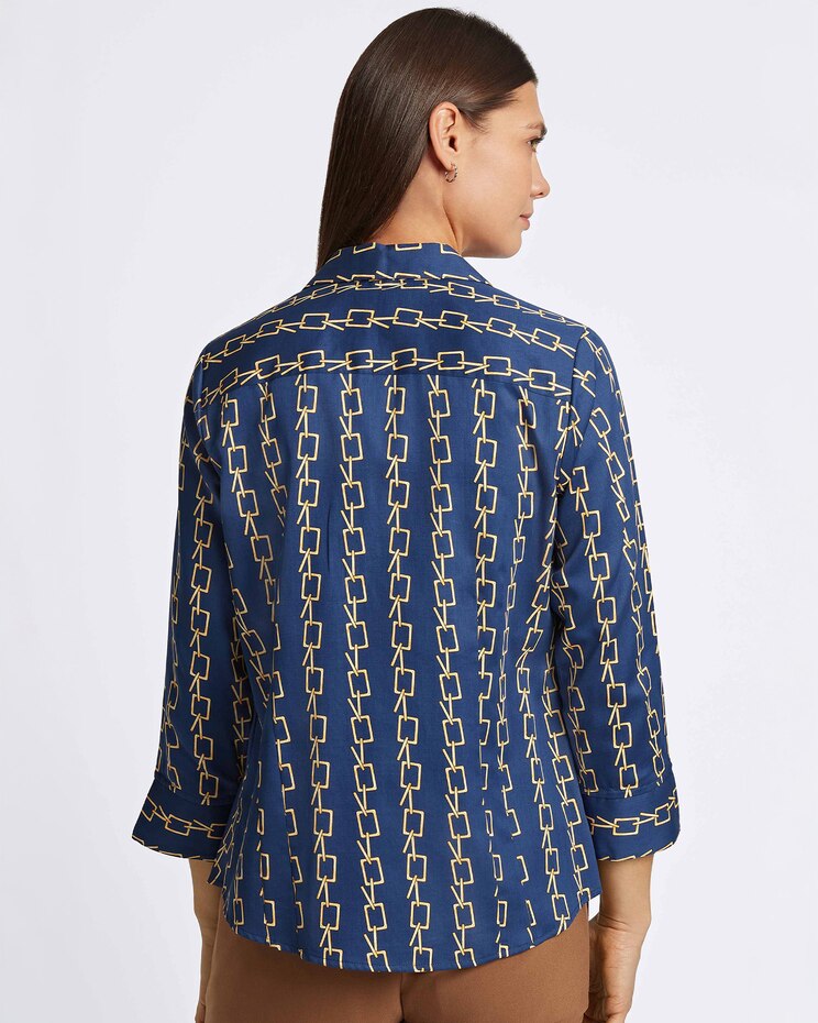 Foxcroft Taylor Chain Stripe Shirt image number 5