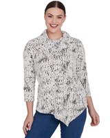 Ruby Rd® Must Haves Knit Faux Bois Top thumbnail number 1