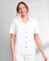 Captiva Y-Neck Camp Shirt  thumbnail number 1