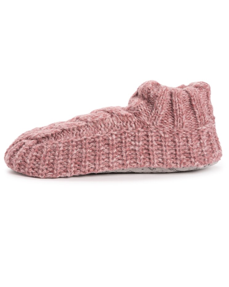 MUK LUKS® Women's Sweater Cuff Bootie Socks image number 7