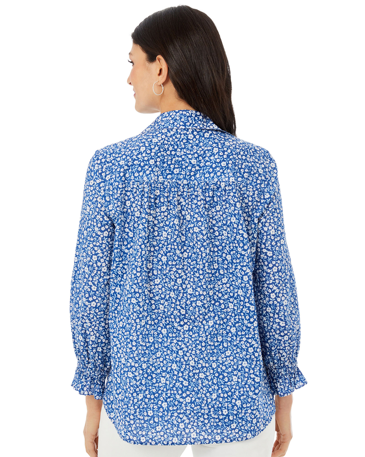 Caspian 3/4 Sleeve French Floral Blouse image number 2