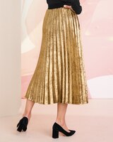 Metallic Pleated Skirt thumbnail number 2