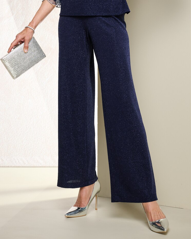 Alex Evenings Sparkle Knit Pants image number 1