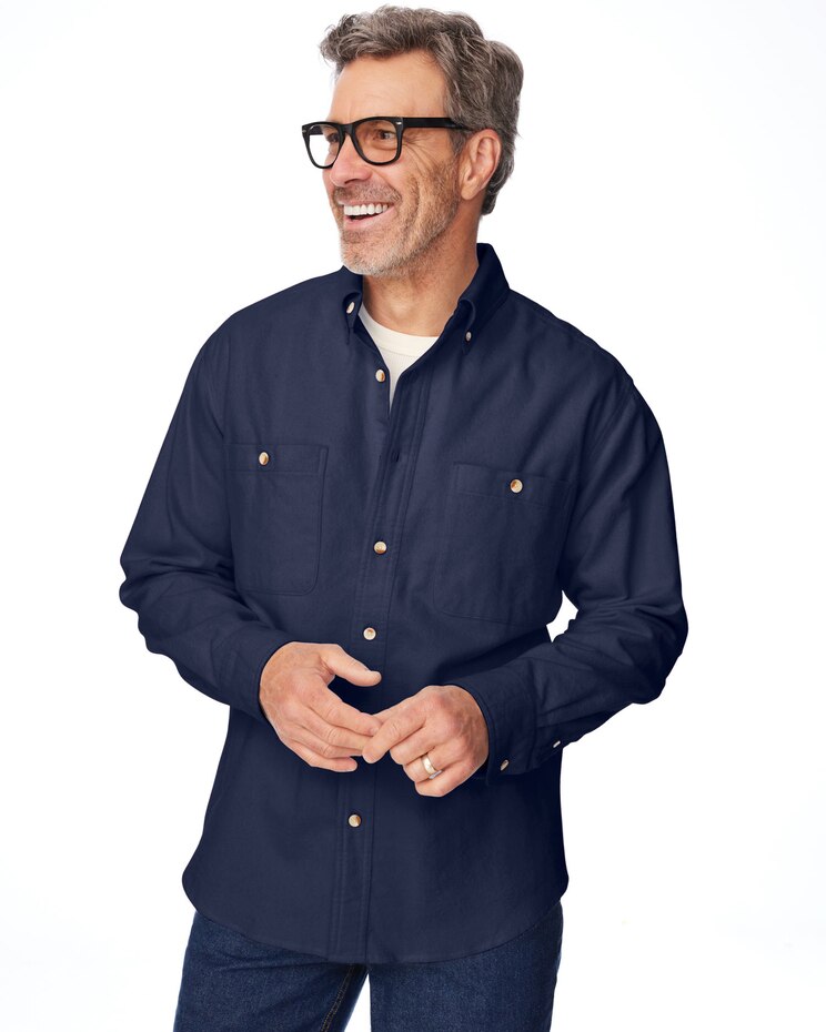 John Blair Cotton Chamois Shirt image number 1