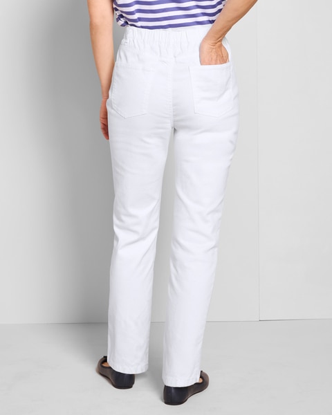 DreamFlex Color Comfort-Waist Classic Straight Leg Jeans