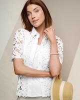 Lisbon Lace Button Front Shirt thumbnail number 1