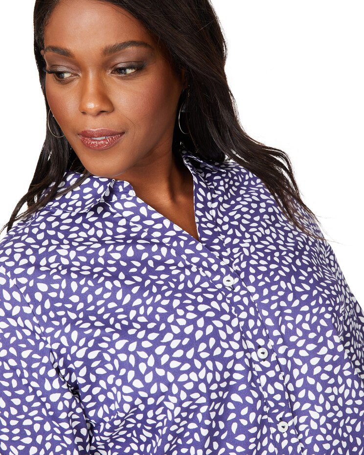 Faith Non-Iron Rainfall Tunic  image number 6